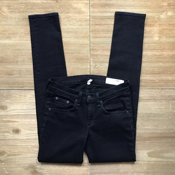 Rag & Bone Skinny Jeans in Coal - Picture 3 of 7